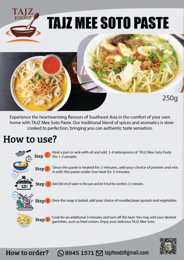 TAJZ Mee Soto Paste - Image 2