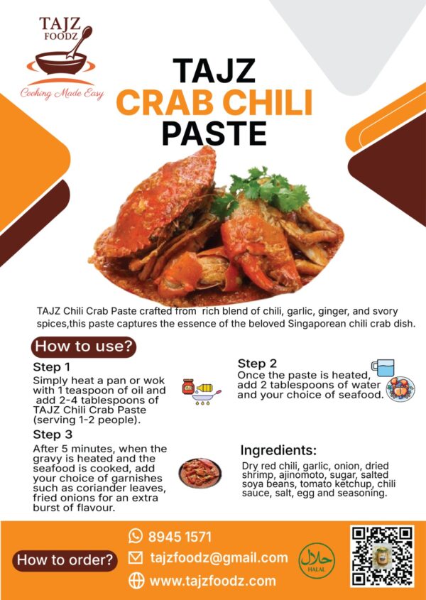 TAJZ Chili Crab Paste - Image 2
