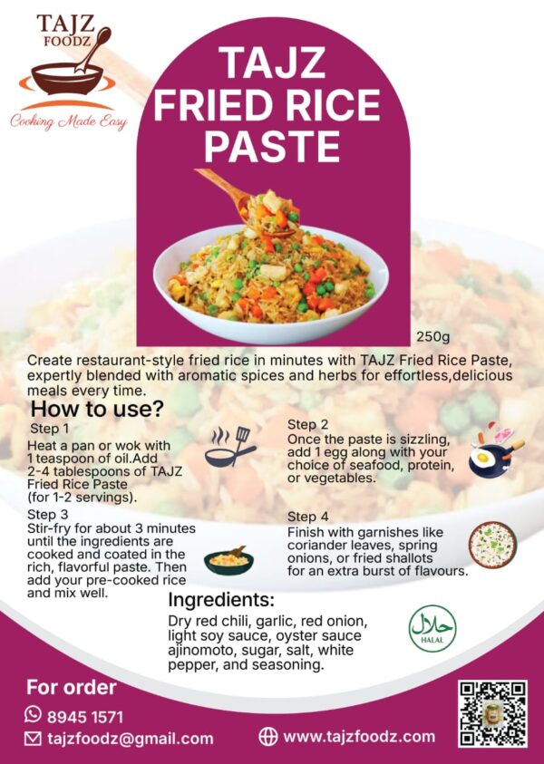 TAJZ Fried Rice Paste - Image 2